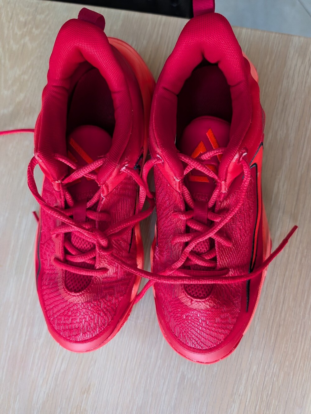 Kids Nike Red Athletic Sneakers - Comfortable Everyday Sport Shoes